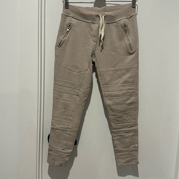 SINCERELY JULES LUX JOGGERS (CREAM/LIGHT TAN) - Picture 3 of 13